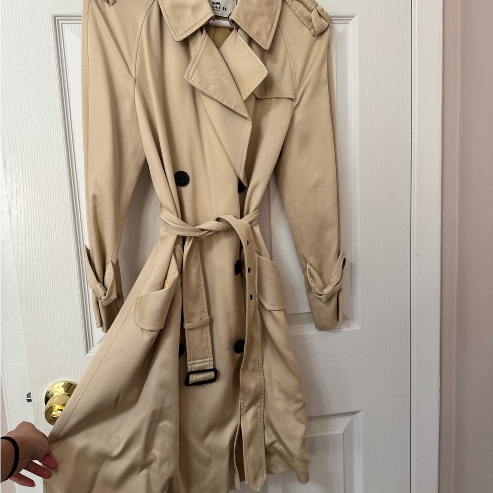 NWT Coach Classic Trench Coat - Size S